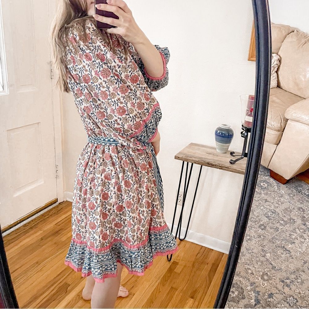 Cleobella Magdalena Mini Dress in Sunset M - Picture 2 of 8
